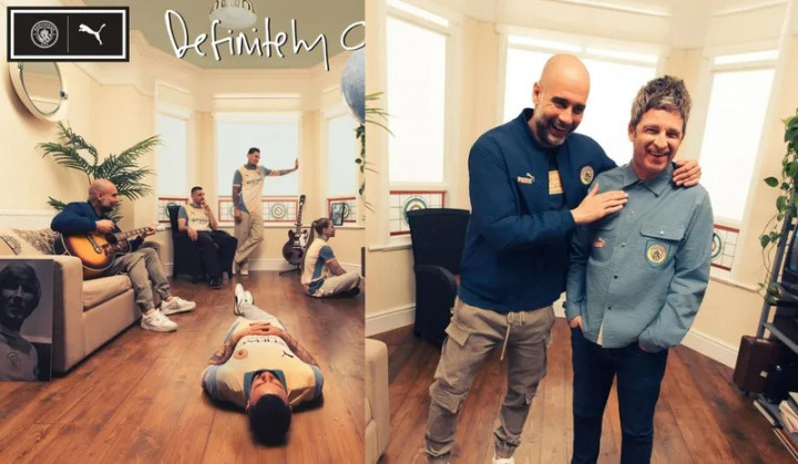 Terinspirasi dari Album Oasis, Jersey Keempat Man City Dirancang Noel Gallagher