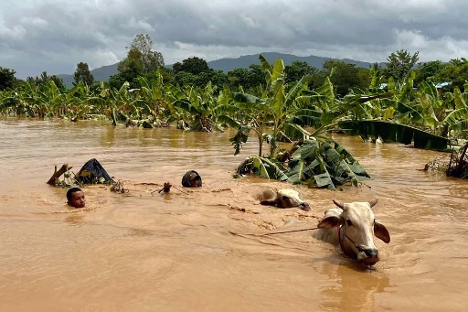 Hujan Deras dan Banjir Terjang Myanmar, 19 Orang Tewas