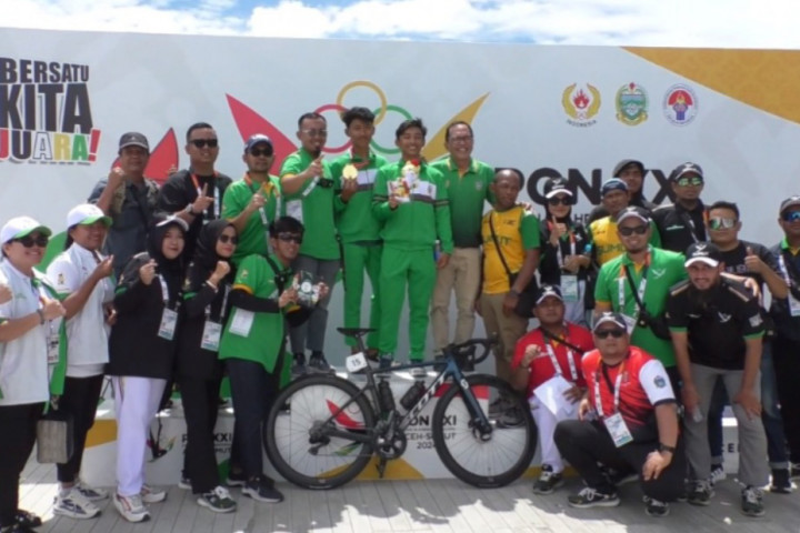 Sumut Raih Emas di Road Race Putra PON XXI 2024