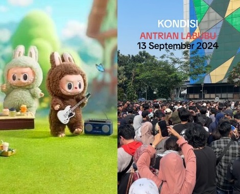 Gantungan Boneka Labubu Viral di Media Sosial hingga Bikin Antrean Panjang di Gandaria City