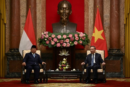 Prabowo Bertemu Presiden Vietnam