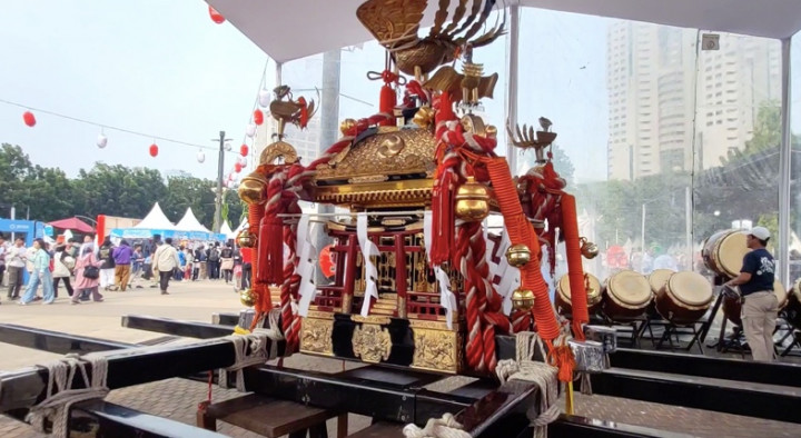 Kuil Mikoshi dari Jepang Dibawa untuk Meriahkan Jak Japan Matsuri 2024
