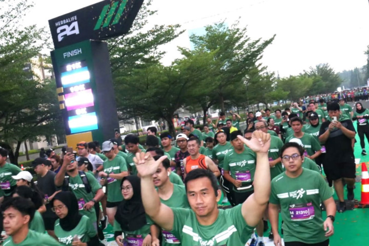 Ribuan Peserta Ramaikan Herbalife Run 2024 di ICE BSD