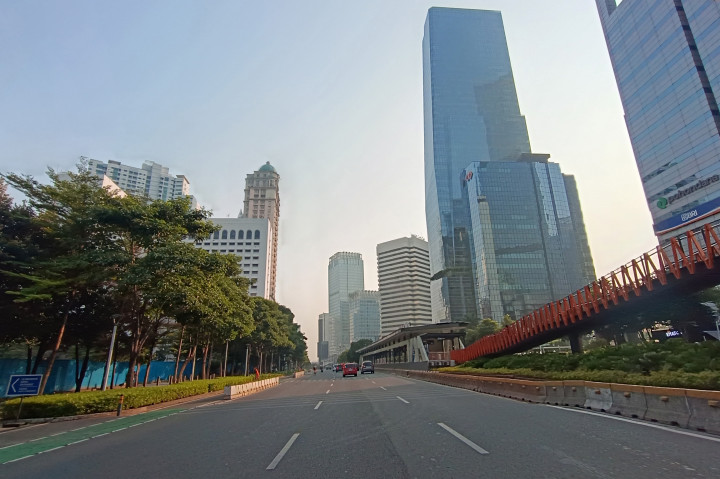 Suasana Lalin Jakarta saat Libur Maulid Nabi Muhammad SAW