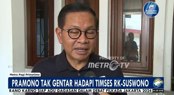 Pramono Tak Gentar Hadapi Formasi 'Berat' RK-Suswono: Yang Bertarung Itu Figur