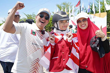 Putri Irfan Hakim Raih Medali Emas di PON 2024