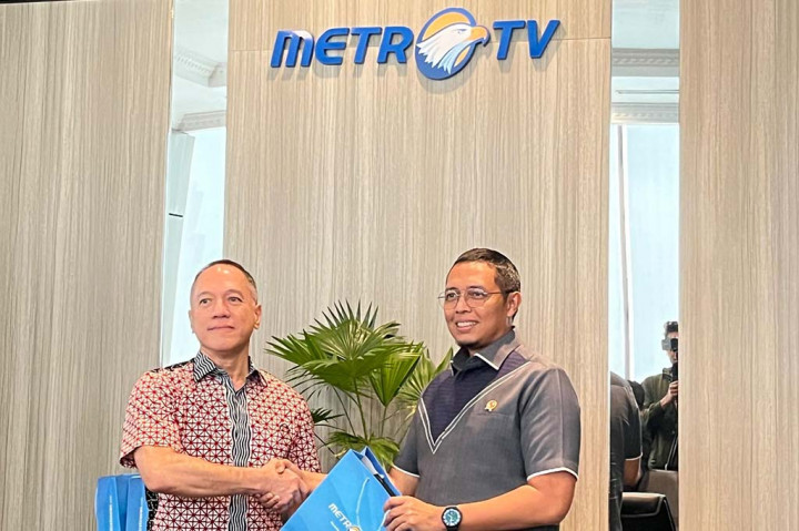 Kepala Kantor Komunikasi Kepresidenan Silahturahmi ke Media Group