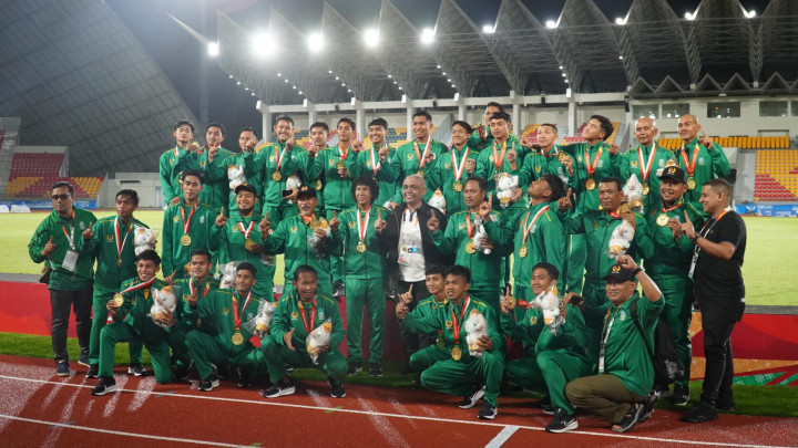 Jatim Sabet Emas Sepak Bola PON 2024