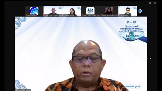 Kominfo Gandeng Chevening Buka Program Beasiswa S2 di UK