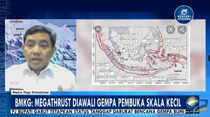 BMKG: Gempa di Kabupaten Bandung Bukan Megathrust