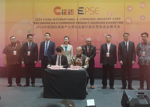 Pameran E-Commerce China-Indonesia Resmi Dibuka di Jakarta