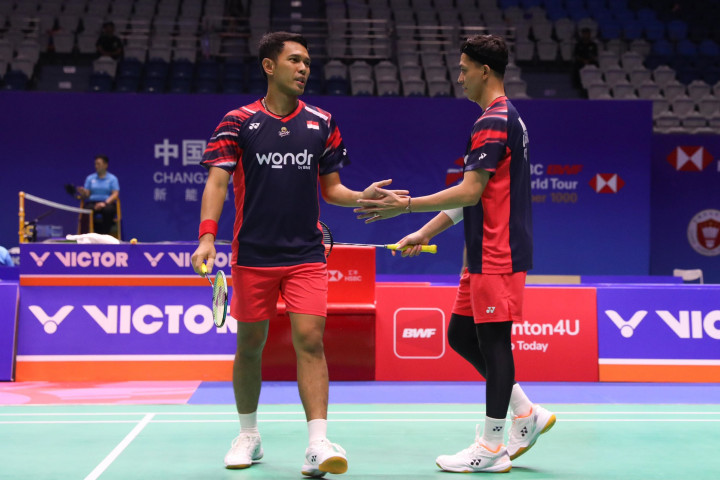 China Open 2024: Fajar/Rian Atasi Kendala Angin untuk Maju ke 8 Besar