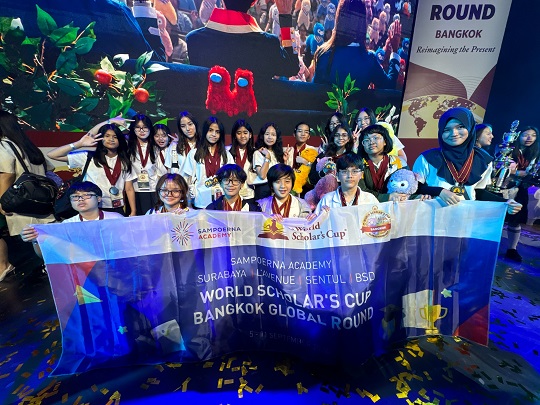 Sampoerna Academy Borong 120 Medali di Global Round The World Scholar's Cup 2024 Bangkok