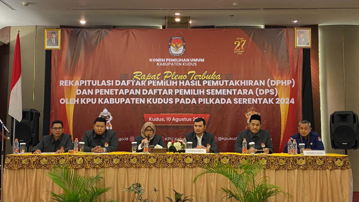 DPT Pilkada Kabupaten Kudus Ditetapkan 642.405 Jiwa