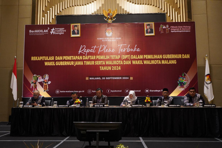 Jumlah DPT Pilkada 2024 Kota Malang Ditetapkan 660.744 Orang