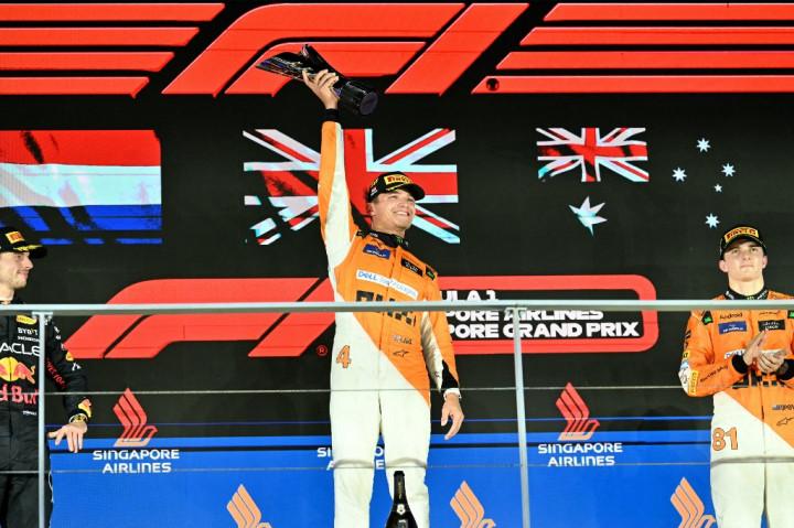 GP Singapura: Norris Juara, Verstappen Kedua