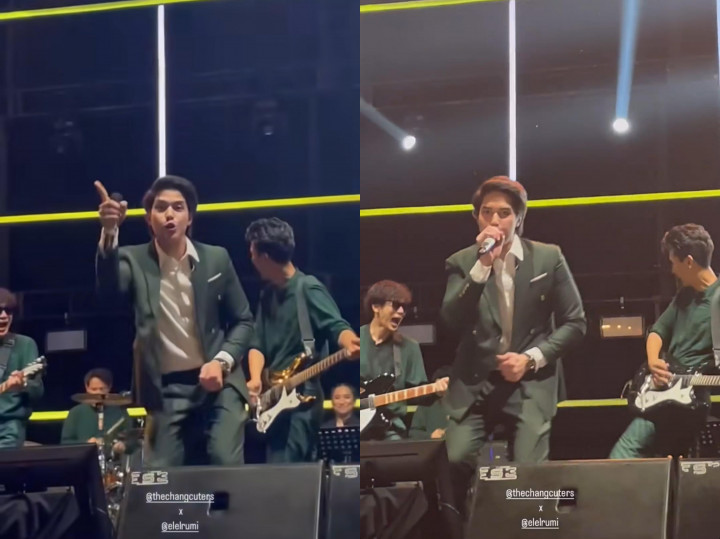 Momen El Rumi Jadi Vokalis Magang The Changcuters di Pestapora 2024