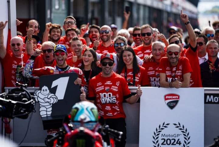 Ducati Catatkan Kemenangan ke-100, Simak Fakta-fakta MotoGP Emilia Romagna