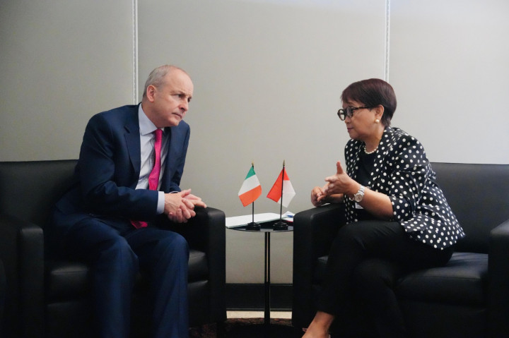 Indonesia dan Irlandia Tegaskan Rakyat Palestina Berhak Hidup Damai