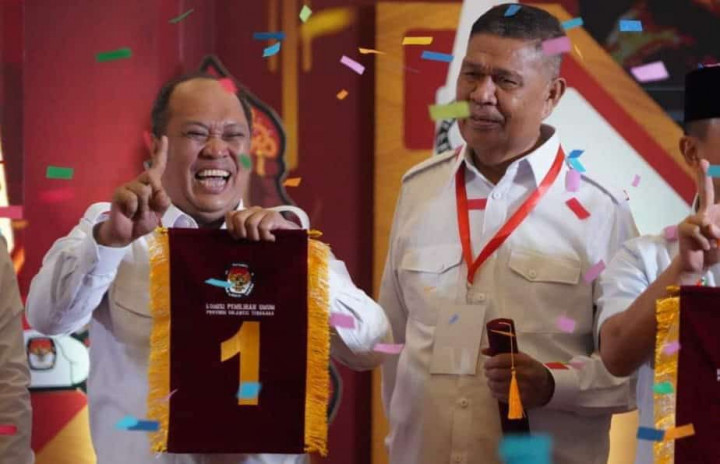 Dapat Nomor Urut 1, Ruksamin-Sjafie Yakin Menang Pilgub Sultra