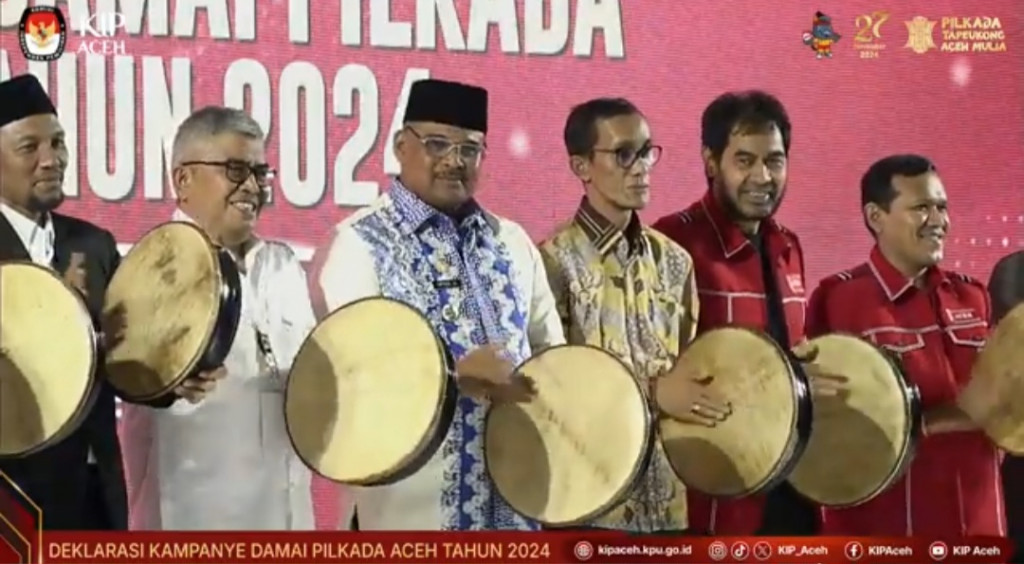 2 Paslon Pilgub Aceh Deklarasi Kampanye Damai