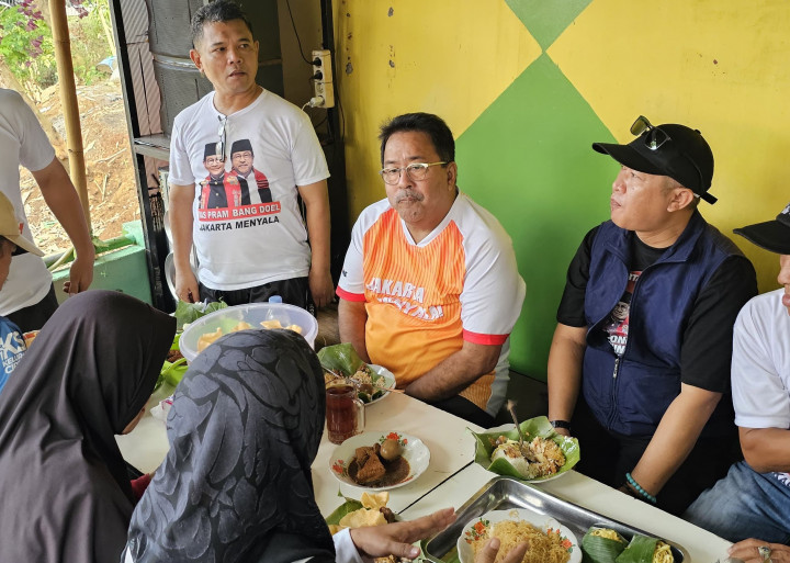 Kampanye di Jaksel, Si Doel: Jangan Buang Suara!