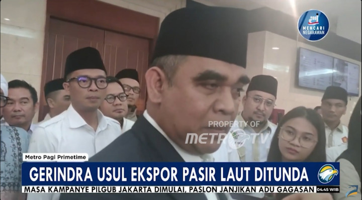 Meski Pemerintah Berdalih Sedimentasi, Anak Buah Prabowo Minta Ekspor Pasir Laut Ditunda