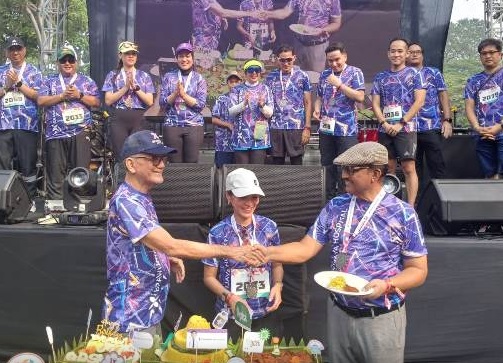 Prosesi Potong Tumpeng dilakukan di tengah tengah acara. Dok. Ist