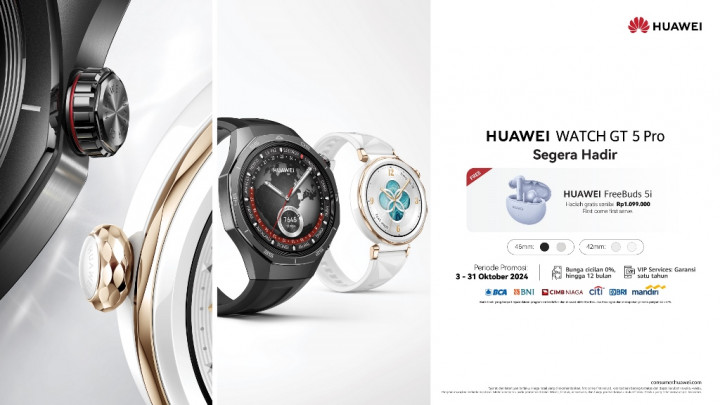 Best of the Best! HUAWEI WATCH GT 5 Series, Smartwatch ‘Do-it All’ yang Padukan Desain Mewah Klasik dengan Fitur Kebugaran dan Kesehatan Level Pro