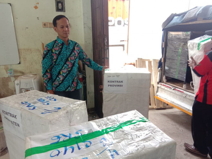 KPU Jepara Mulai Terima Logistik Pilkada