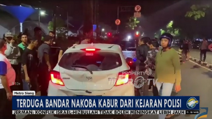 Bandar Narkoba Kabur Pakai Mobil di Medan, Warga Terluka