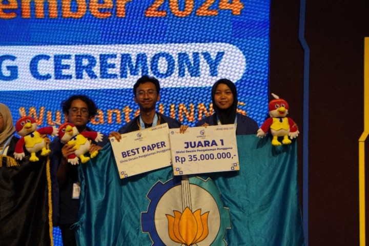 Mahasiswa ITS Bawa Pulang 4 Medali Emas dari Gemastik XVII 2024