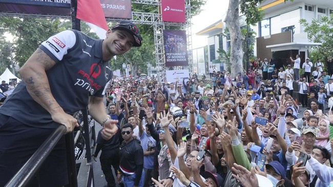 Jorge Martin, Parade MotoGP 2024, Kota Mataram. (Dok MotoGP)