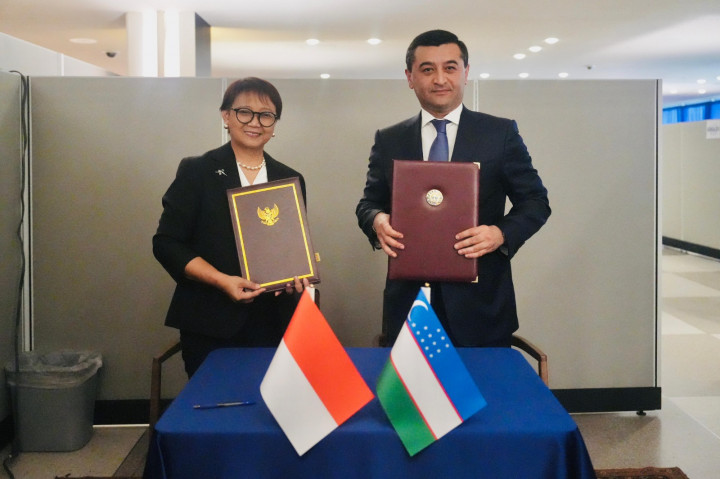Pertemuan Menlu RI-Uzbekistan Sepakati Pembentukan Komite Konsultasi Bilateral