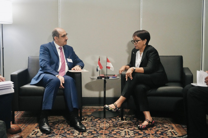 Menlu Retno Dorong Penguatan Kerja Sama Ekonomi dengan Suriah