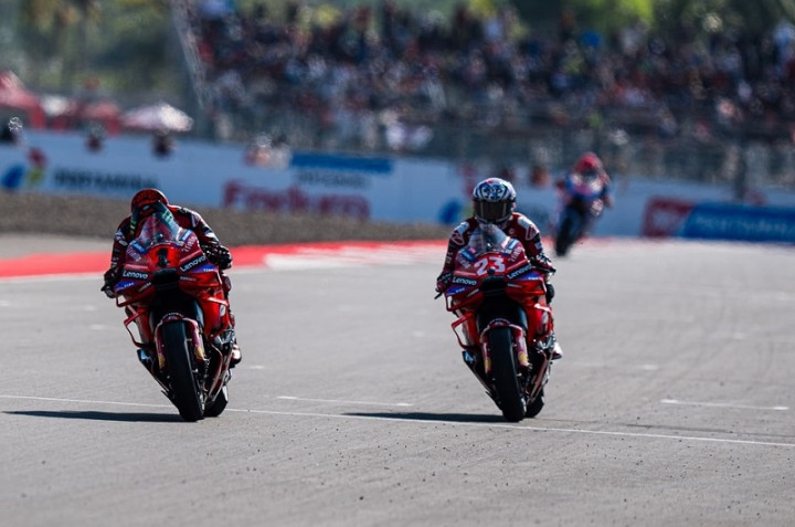 Duo Ducati Mendominasi Sprint Race MotoGP Mandalika