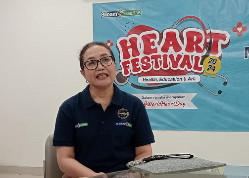 Dr. Hoyi Siantoresmi, MARS, Direktur RS. Siloam Jantung Diagram. (Foto: Dok. Yuni)