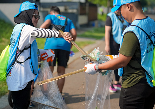 Supogomi adalah olahraga asal Jepang yang menambahkan unsur aktivitas mengumpulkan sampah secara konvensional.  (Foto: Dok. Istimewa)