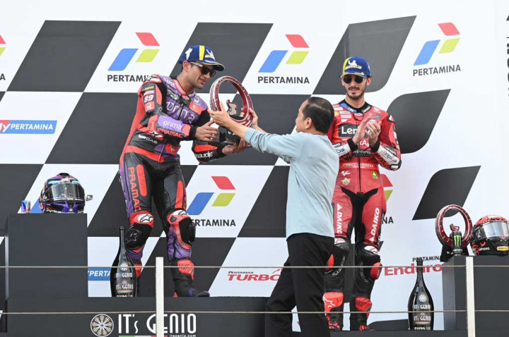 Hadir di MotoGP Mandalika, Ini yang Bikin Jokowi Senang