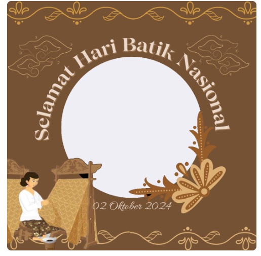 20 Link Twibbon Ucapan Hari Batik Nasional 2024, Yuk Unggah di Medsos