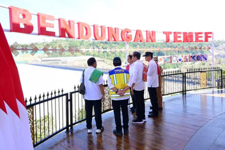 Resmikan Bendungan Temef, Jokowi: Air Jadi Kunci Kemakmuran di NTT