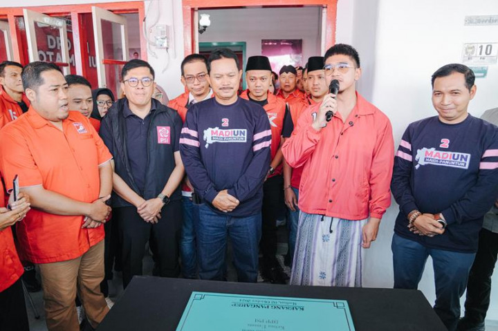 Kaesang Ajak Masyarakat Madiun Menangkan Pasangan Maidi-Bagus