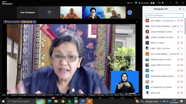 Indonesia Wajib Waspadai Eskalasi Konflik Tiongkok-Taiwan Pengaruhi Ekonomi