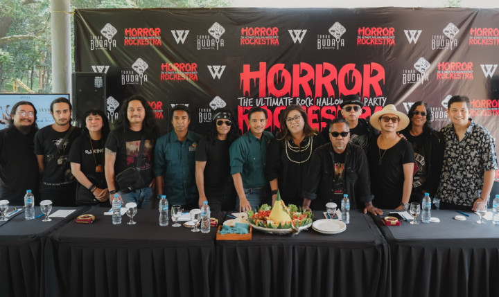 5 Rocker Terkenal Indonesia Bersatu di Horror Rockestra