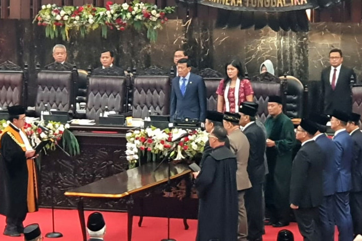 Momen Ahmad Muzani Dilantik Jadi Ketua MPR Periode 2024-2029