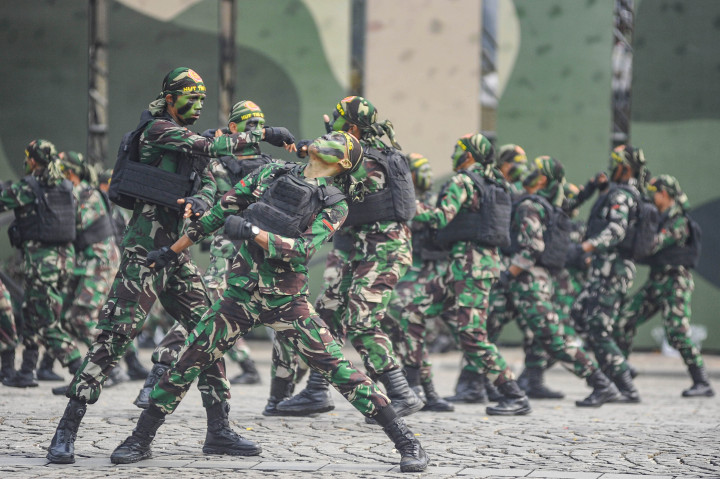 TNI Gelar Gladi Bersih Kedua HUT ke-79 di Silang Monas