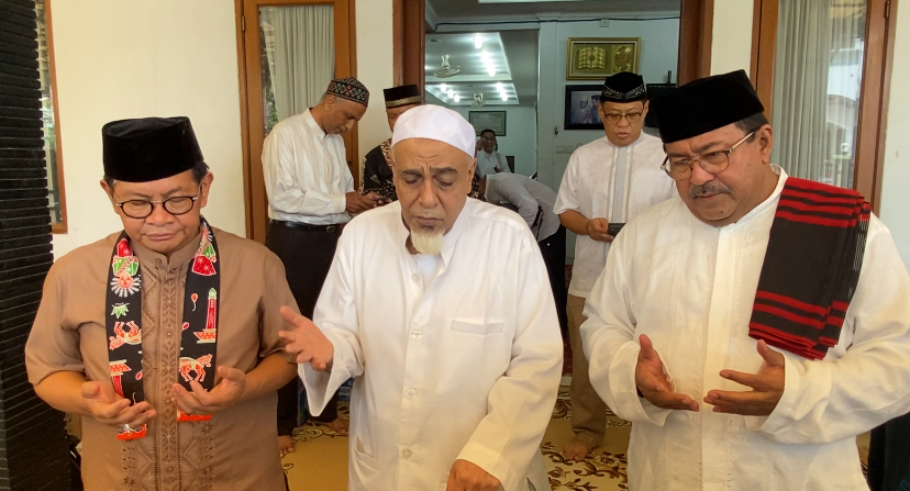 Pramono-Rano Sowan ke Kediaman Habib Abu Bakar di Depok