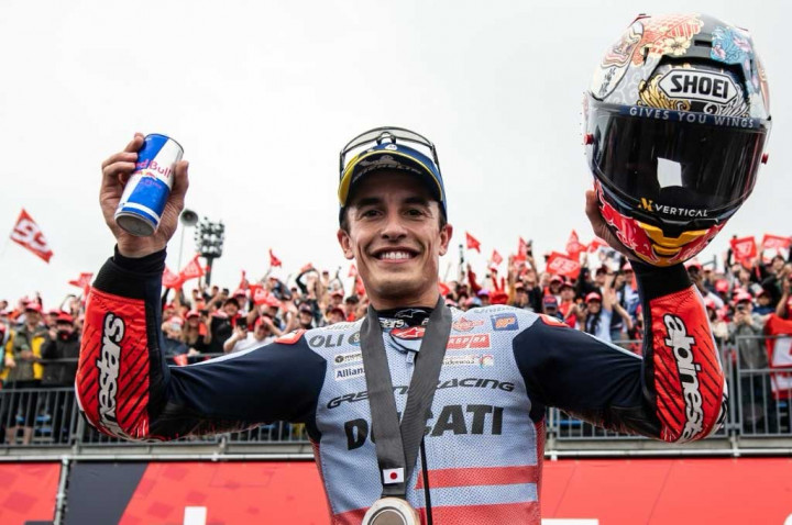 Ini yang Bikin Marc Marquez Epik di Sprint Race Motegi