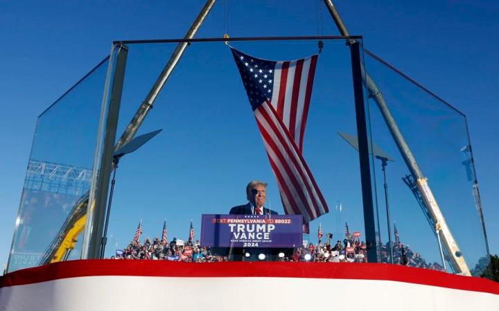 Berkampanye di Lokasi Percobaan Pembunuhan, Trump: Saya Tak Akan Menyerah