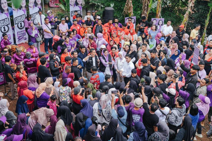 Blusukan di Kota Bogor, Kaesang Pangarep Kampanyekan Sendi-Melli